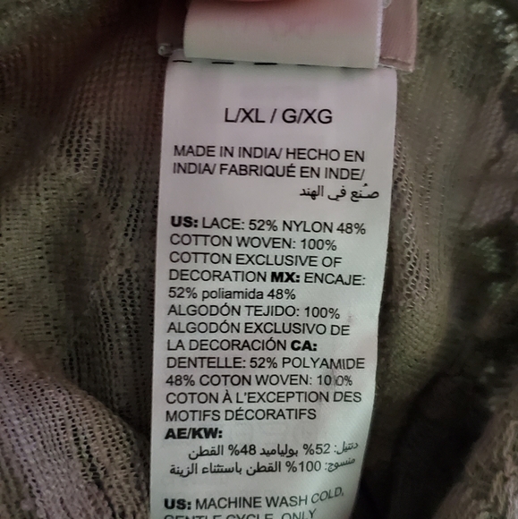 Chico's gray lace fringe oversized cardigan L XL - Picture 7 of 7